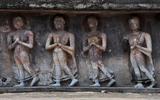 (sculpture at Wat Mahathat) Image
